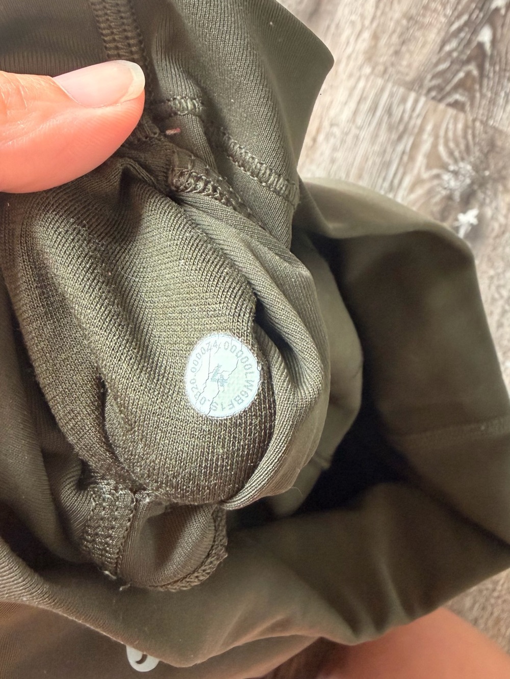 lululemon athletica Olive Green Athletic cropped leggings - Picture 5 of 5